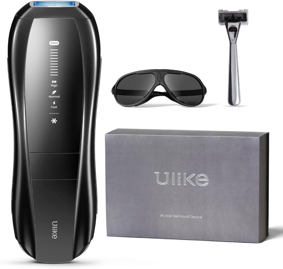メンズ全身脱毛器 Ulike X + サファイア冷感技術搭載 自動連射式 ブラック