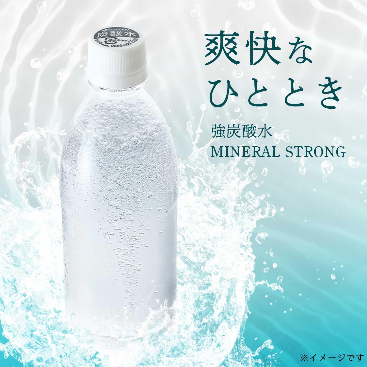 伊藤園 ミネラルストロング シリカ含有強炭酸水 500ml×24本