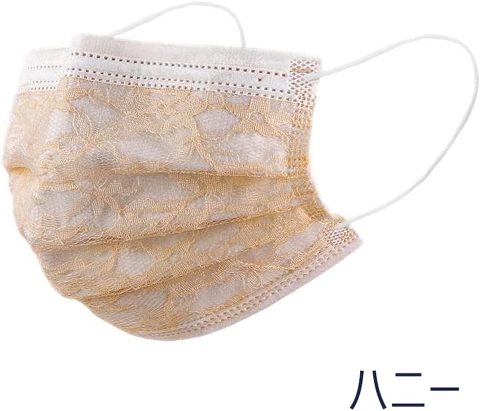 フラワーマスク 使い捨て 不織布四層構造 フィルター内蔵 10枚入り 花柄 ホワイト/ピンク/グリーン/グレー/ブラウン