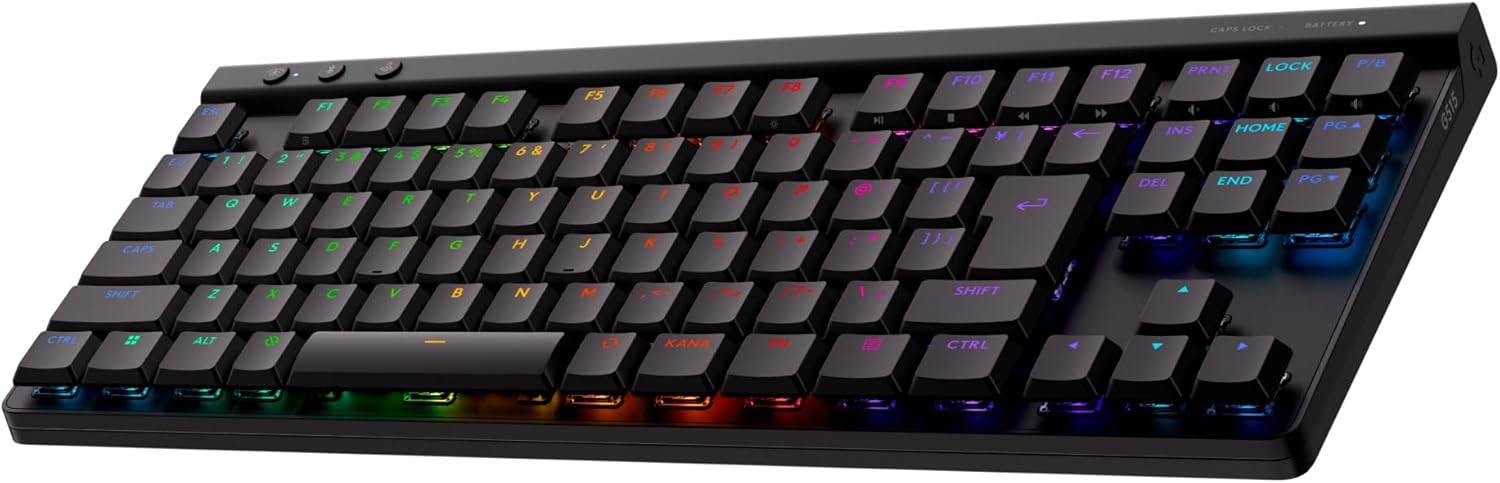 ゲーミングキーボード G515 LIGHTSPEED TKL ワイヤレス 日本語配列 ブラック