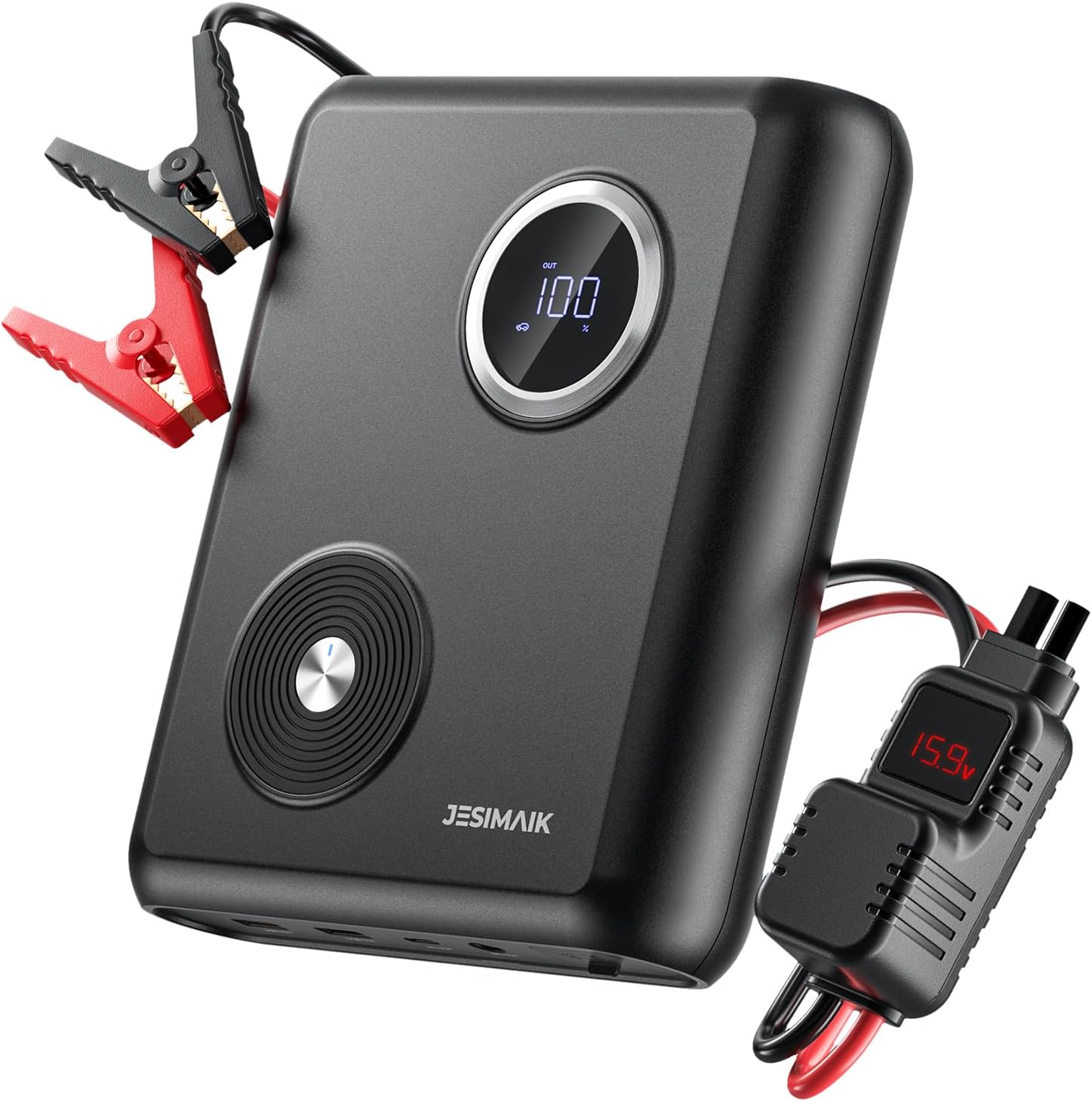 ナトリウム電池搭載 27500mAh 車用ジャンプスターター GK03 2000A ピーク電流 LEDライト付き