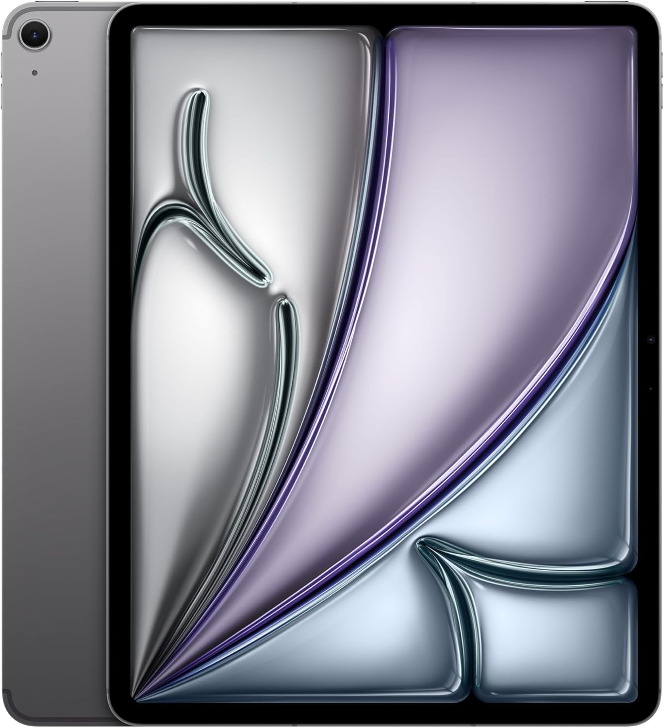 Apple iPad Air 13インチ（M3）Wi-Fi 6E + 5Gモデル、128GB、Liquid Retinaディスプレイ、12MPカメラ、タッチID、長持ちバッテリー - スペースグレイ