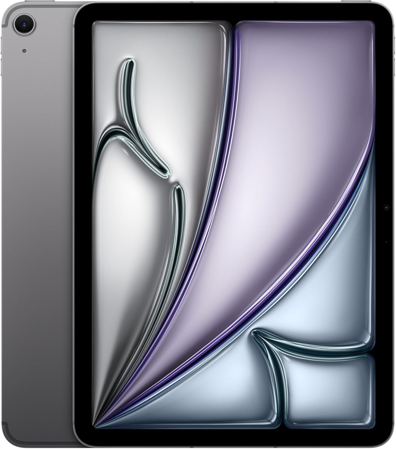 Apple iPad Air 11インチ (整備済・スペースグレイ) - 128GB、Liquid Retinaディスプレイ、Wi-Fi 6E + 5G、12MPカメラ、Touch ID、長時間バッテリー