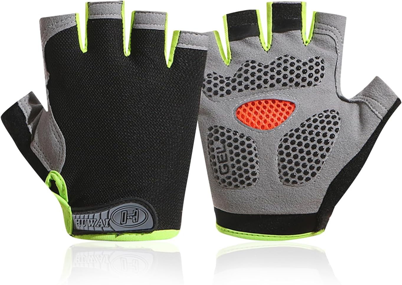 夏用自転車用指切りサイクルグローブ メンズ・レディース用 3Dパッド・通気性メッシュ