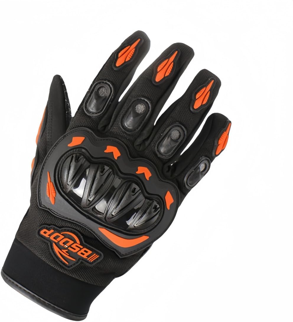 バイク用防水レーシンググローブ 男女兼用 全指タイプ タッチパネル対応