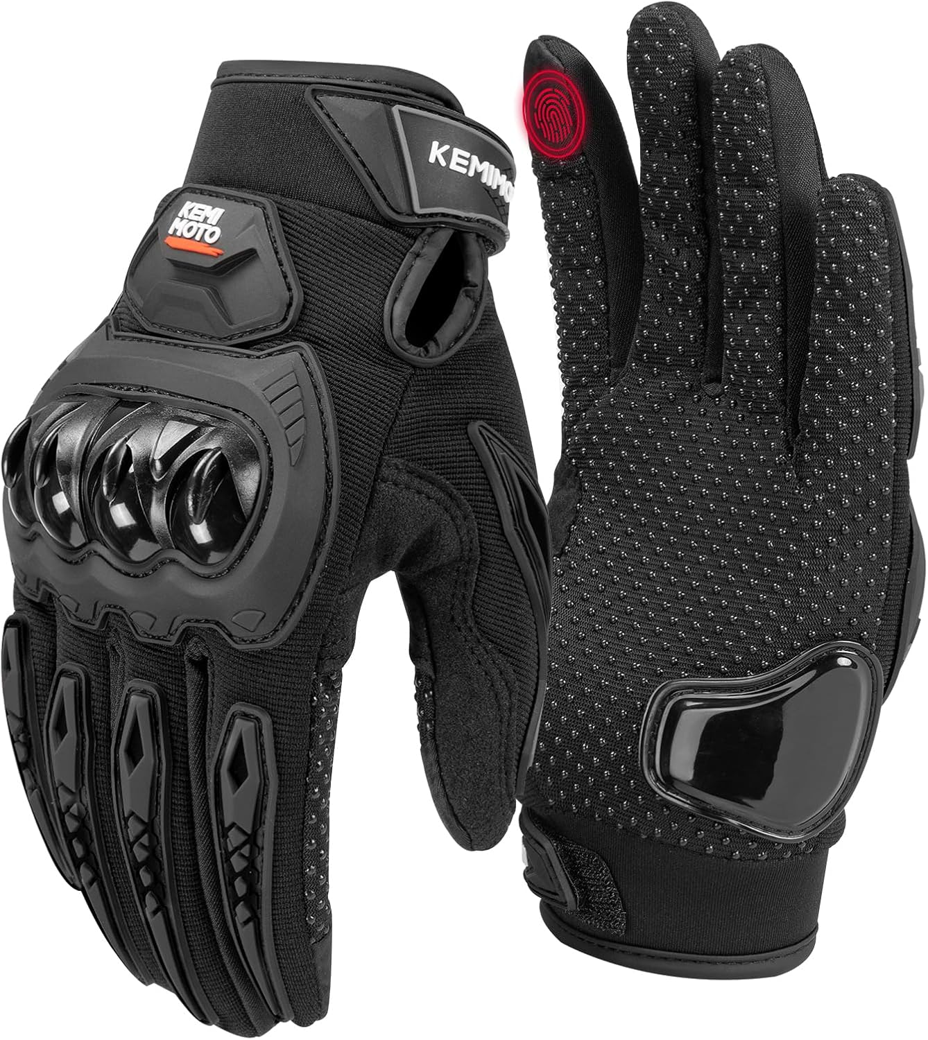 夏用バイクグローブ メッシュ スマホ対応 男女兼用 KM8002