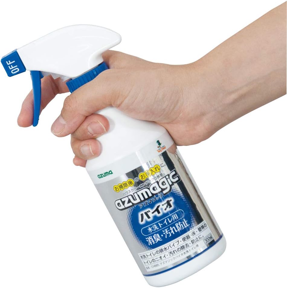 水洗トイレ用消臭剤 アズマジックバイオ 300ml - バイオの力でニオイ・汚れを解消