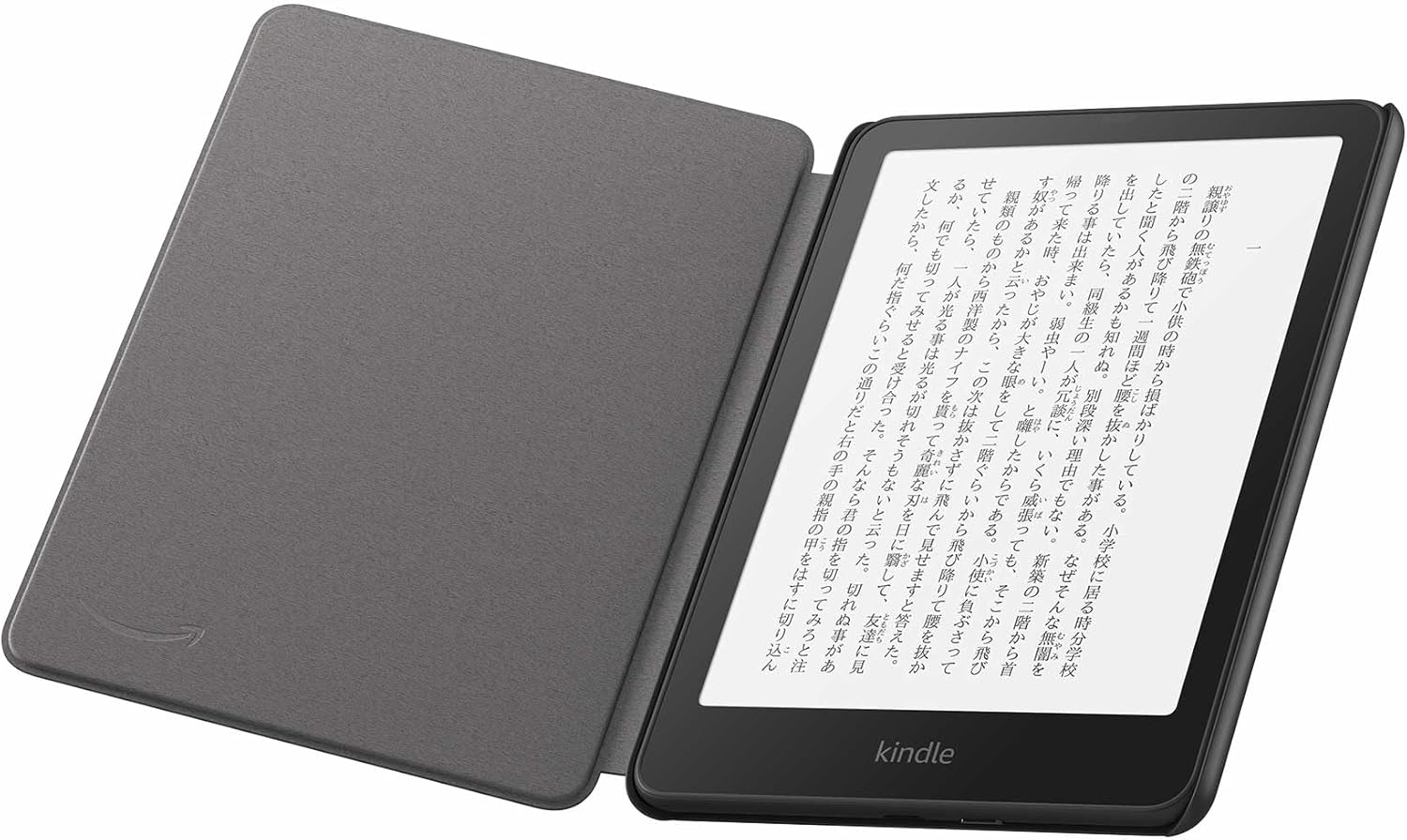 【Kindle Paperwhite 第12世代用 Amazon純正ファブリックカバー(ブラック)】