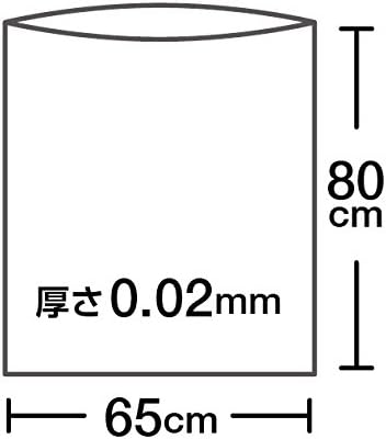 ストレッチ半透明ゴミ袋 乳白 45L 50枚入