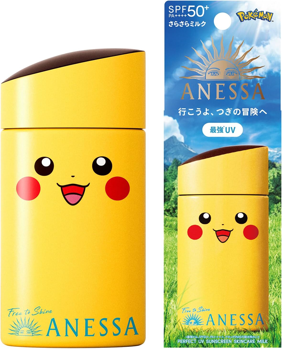 ポケモンコラボ限定 アネッサ パーフェクトUVスキンケアミルク 60mL フルーティーフローラルの香り
