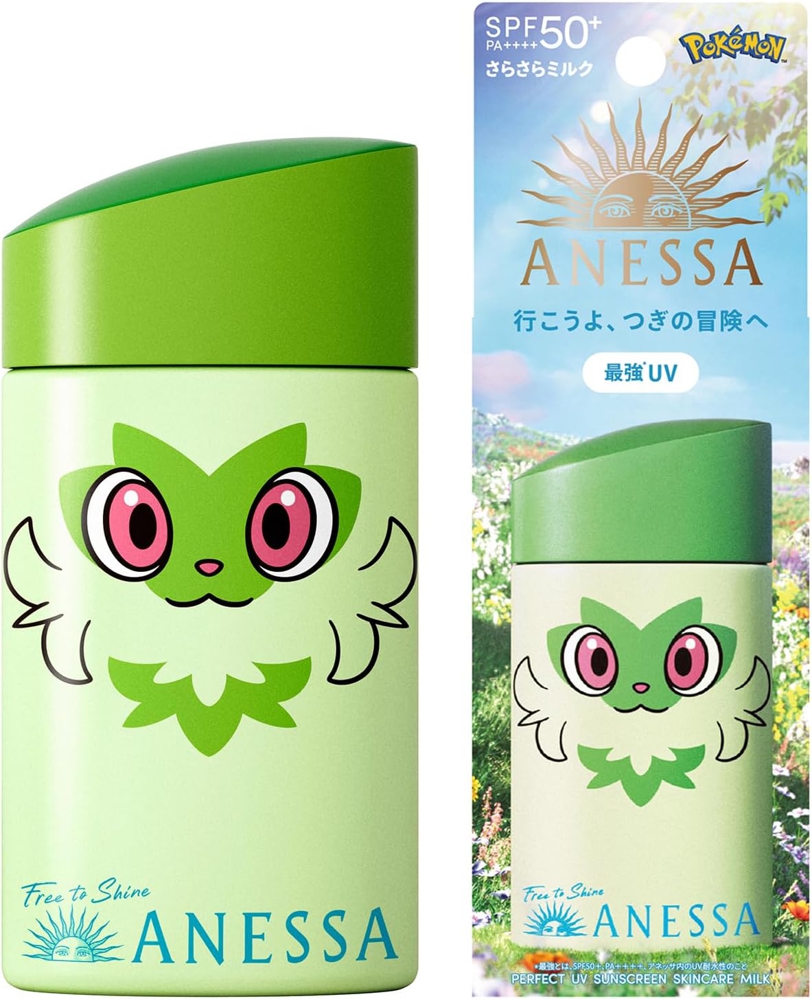 ポケモンコラボ限定パッケージ アネッサ パーフェクトUVスキンケアミルク NA 60mL フルーティーフローラルの香り