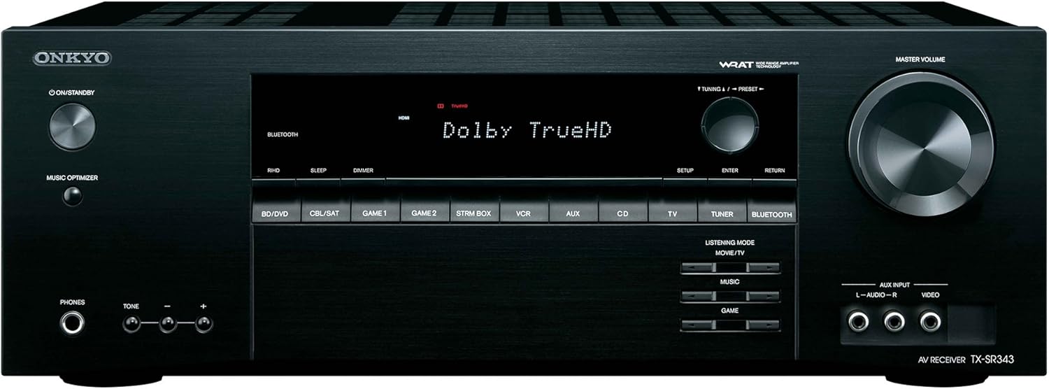Bluetooth対応 5.1ch AVレシーバー ONKYO TX-SR343 ブラック【国内正規品】