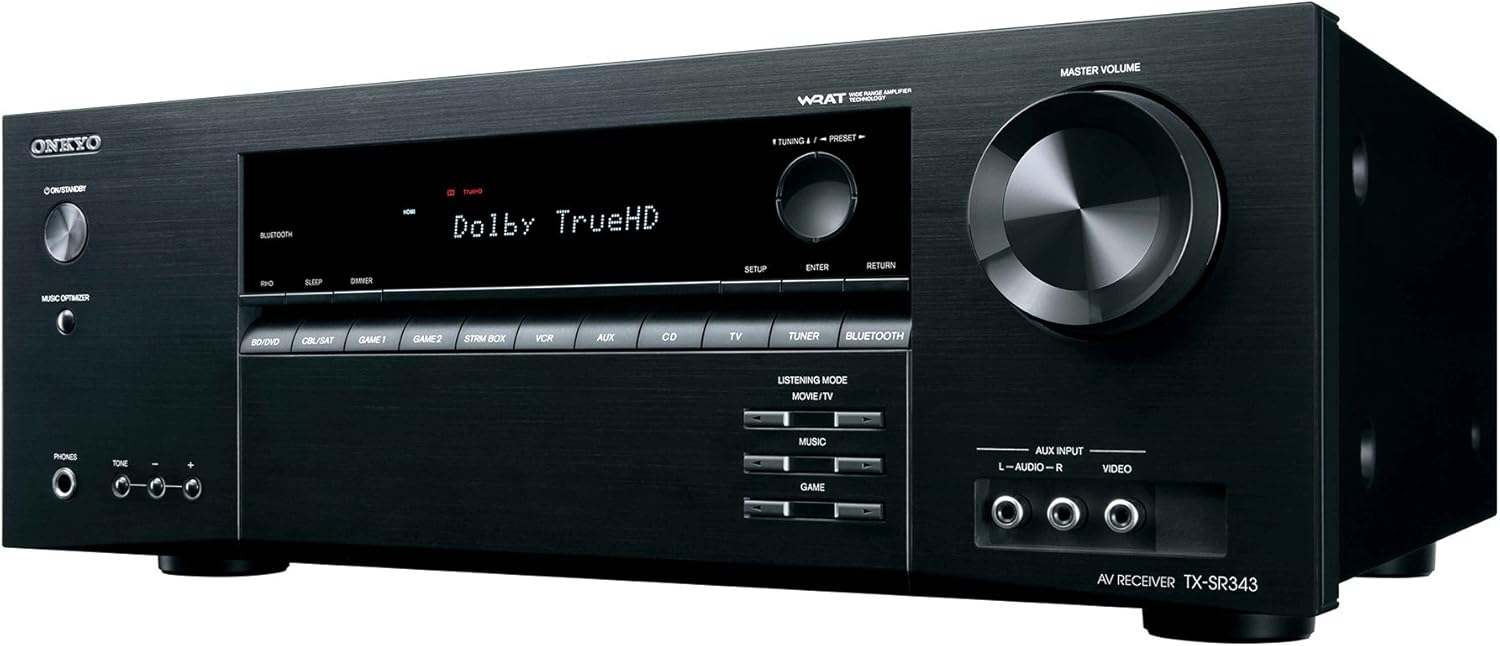 Bluetooth対応 5.1ch AVレシーバー ONKYO TX-SR343 ブラック【国内正規品】