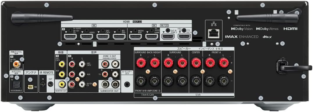 ソニー 7.1ch 8K/60Hz AVレシーバー STR-AN1000 360 Reality Audio対応