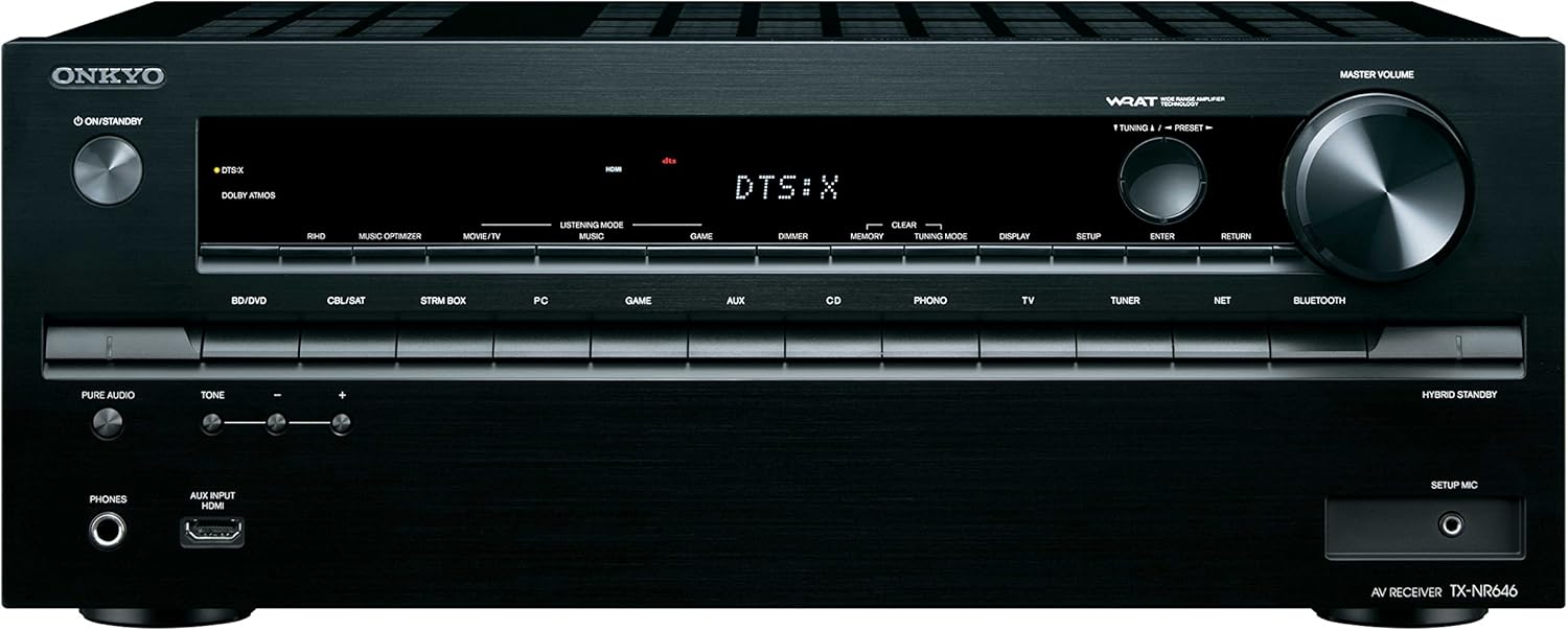 ONKYO 7.2ch AVセンター TX-NR646(B)