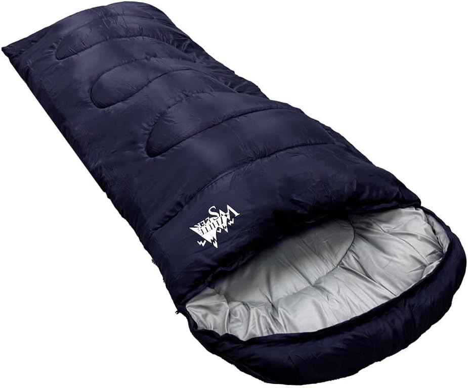 春夏対応 -15℃耐寒 寝袋 シュラフ ワイド マミー型 コンパクト 丸洗い可能 オールシーズン キャンプ アウトドア用