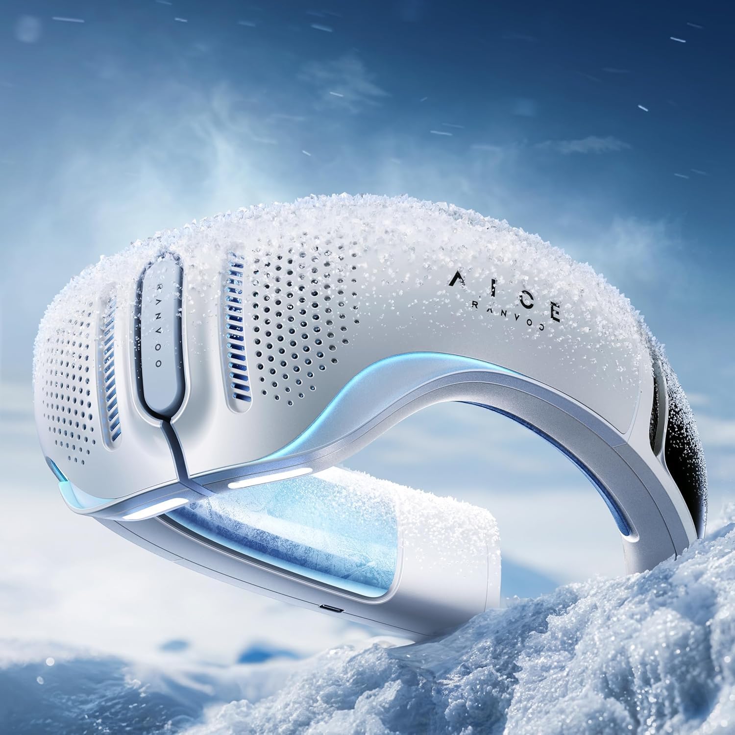 夏の暑さ対策に最適なAICE LITEプラス ネッククーラー 6000mAh大容量バッテリー 冬夏兼用