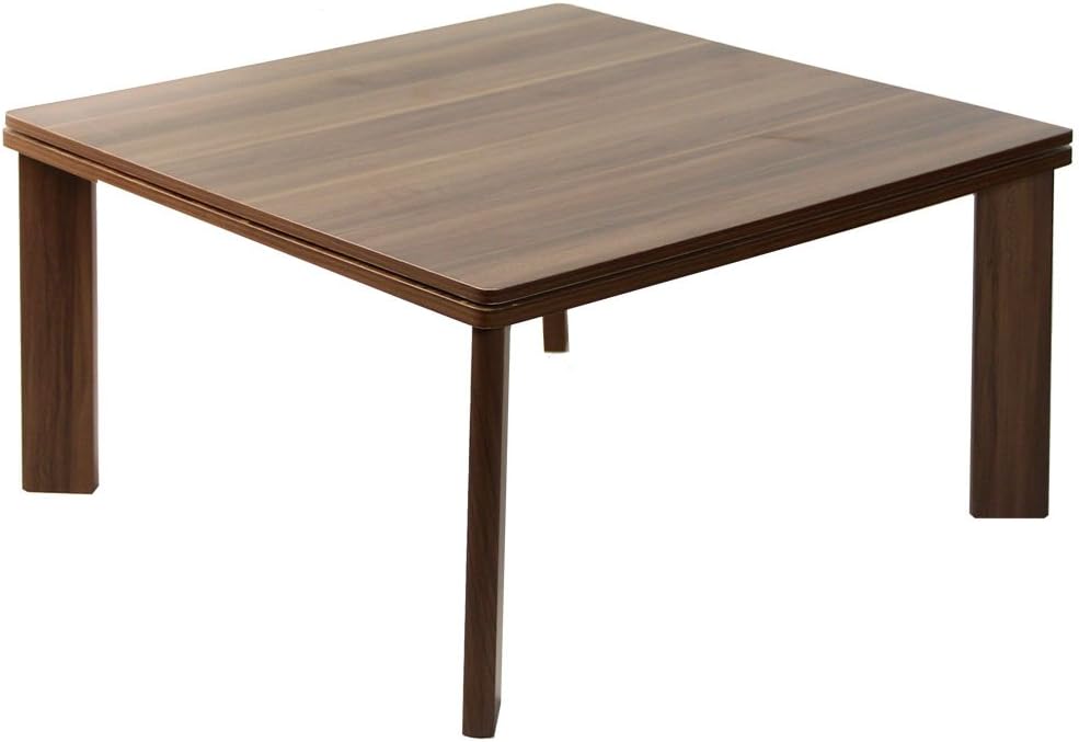 木目調 こたつテーブル 70×70cm 正方形 ブラウン