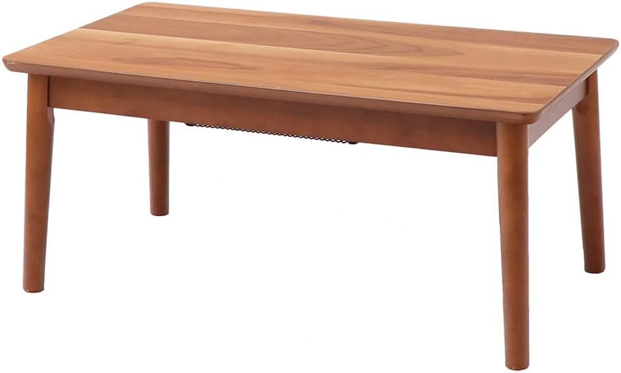 ハイタイプ継脚コタツテーブル シーラ 90cm ナチュラルブラウン
