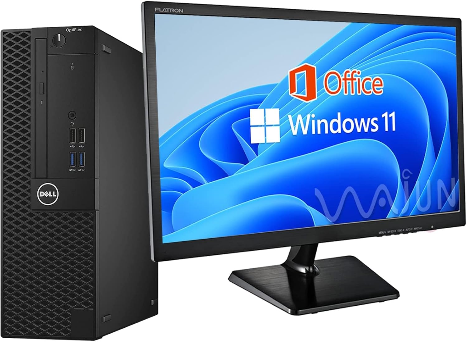 整備済みデルデスクトップPC 3040/3050/5050 + 22型液晶セット Win11 Pro/MS Office H&B 2019 第7世代 i5-7500 16GB/256GB SSD