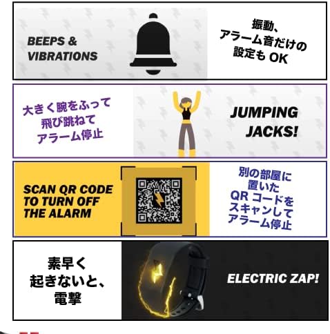 Pavlok Pro 3 目覚まし時計 電気ショック・振動機能付き ステンレスベルト