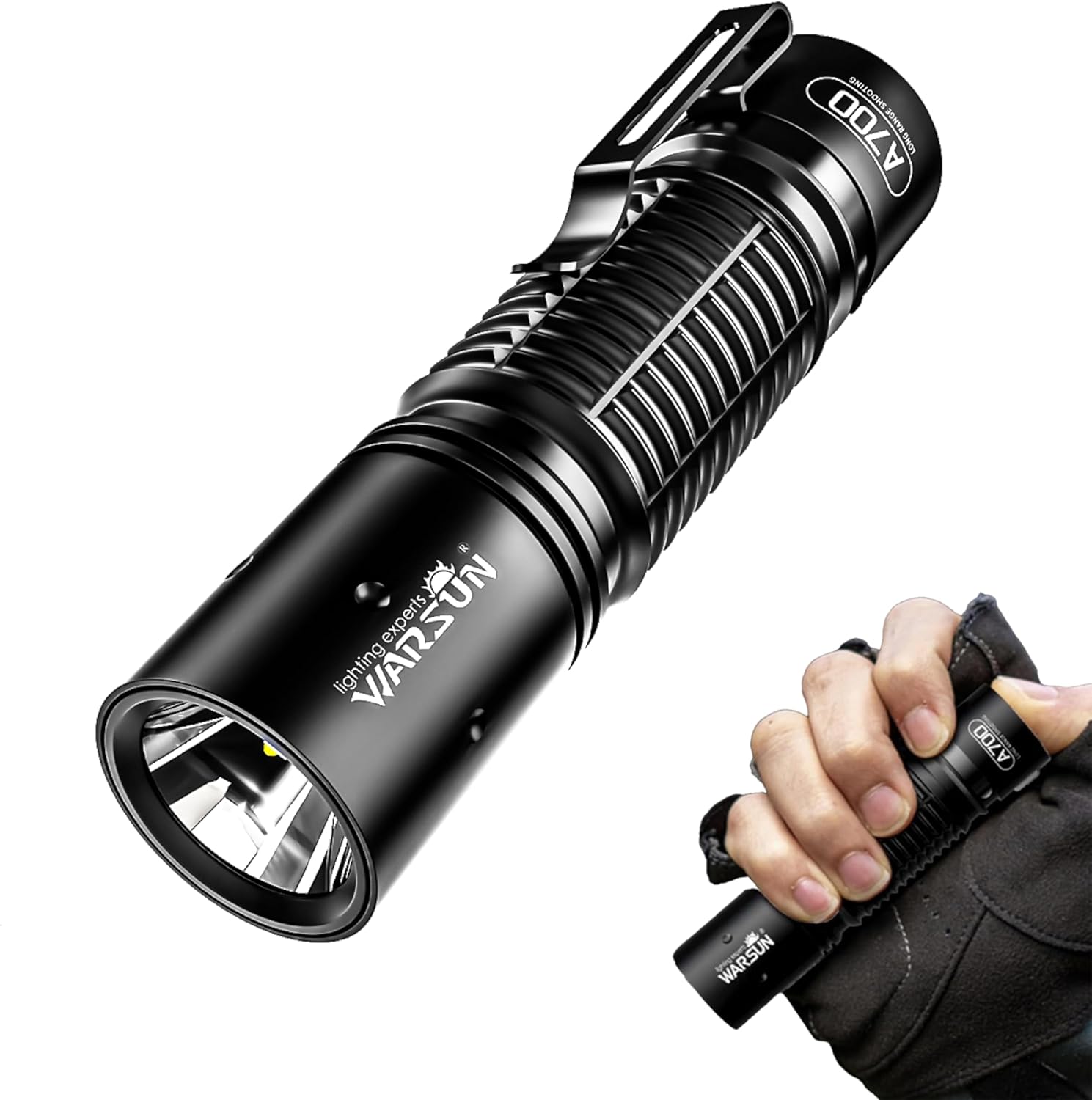 充電式LED懐中電灯 700ルーメン 超小型・軽量 ペンライト 5モード 防災・アウトドア用