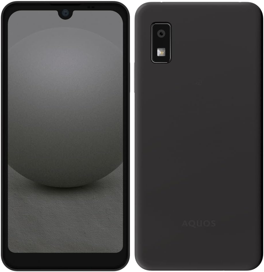 SHARP AQUOS wish3 Ymobile版 5.7インチ Androidスマートフォン (ブラック)