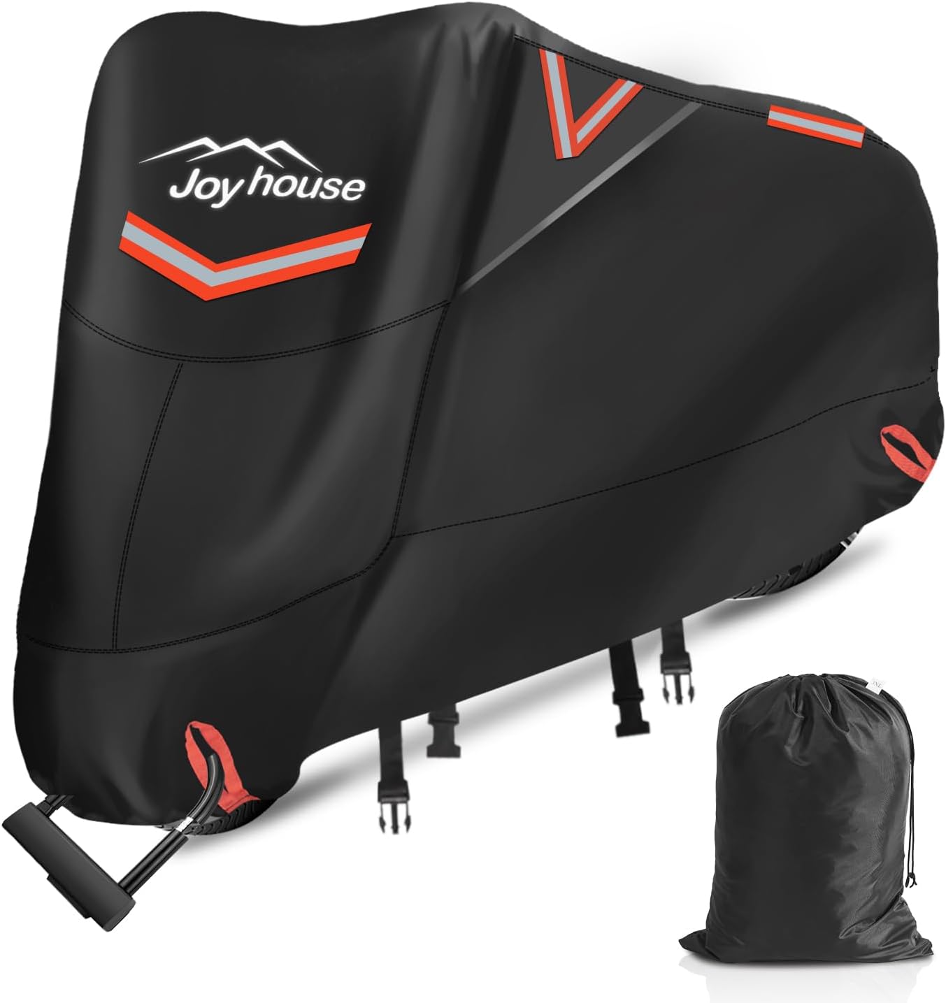 バイク用レインカバー XLサイズ 防水 420D厚手 UVカット 収納バッグ付き