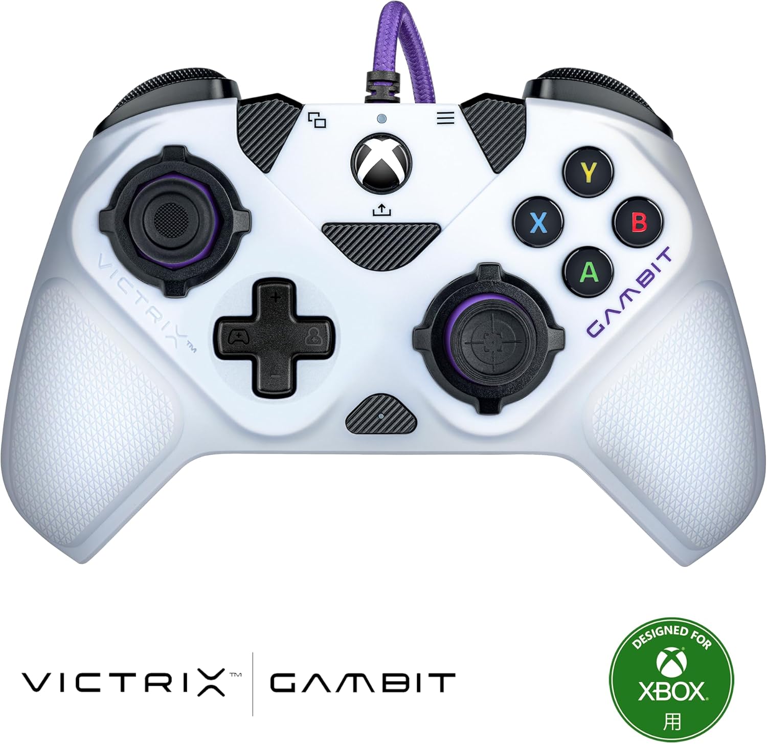 Xbox公式ライセンス PDP Victrix Gambit ゲーミングコントローラー ホワイト