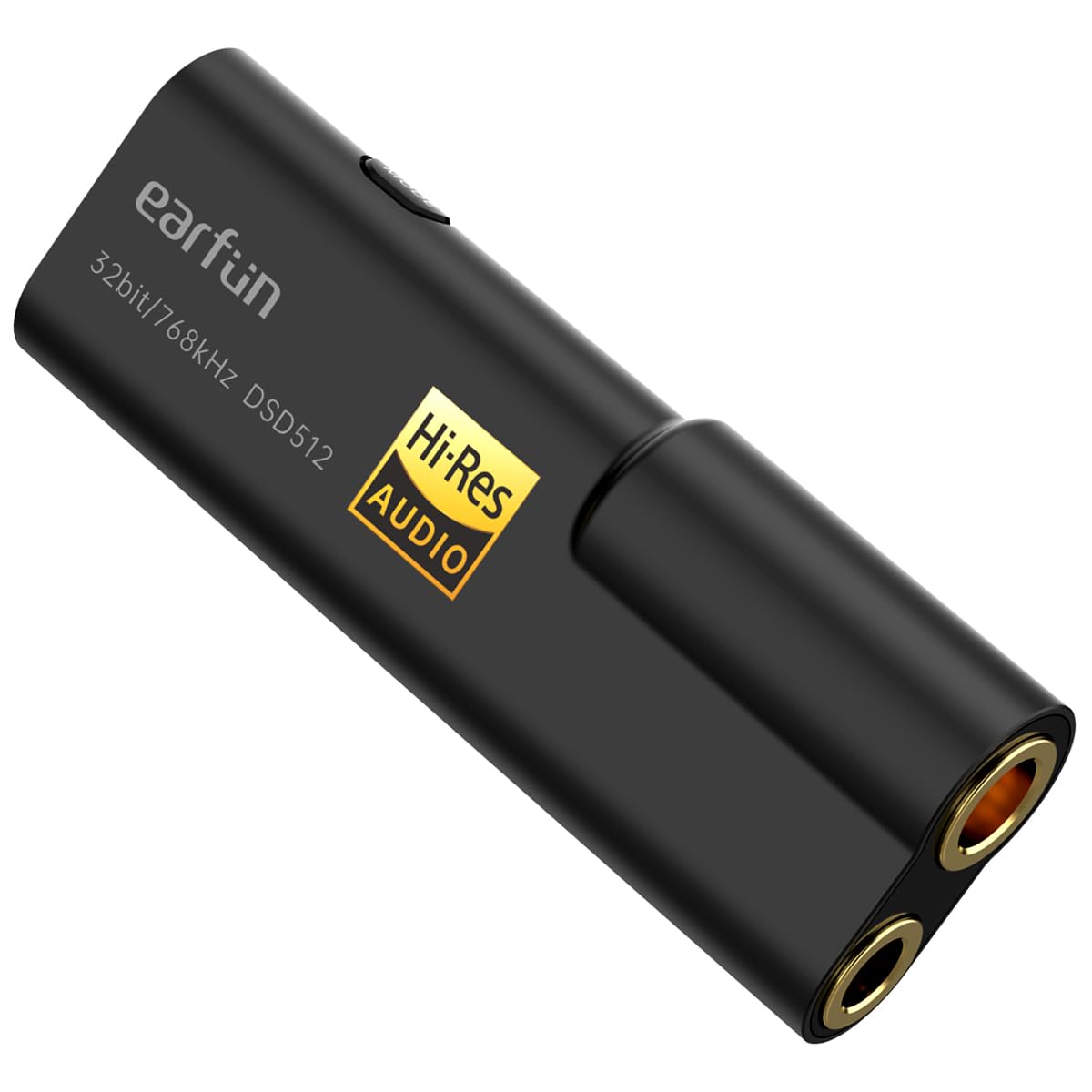 EarFun UA100 USB DAC ヘッドホンアンプ - 32bit/768kHz ハイレゾ対応、着脱式ケーブル、ポータブル、アルミニウム合金製