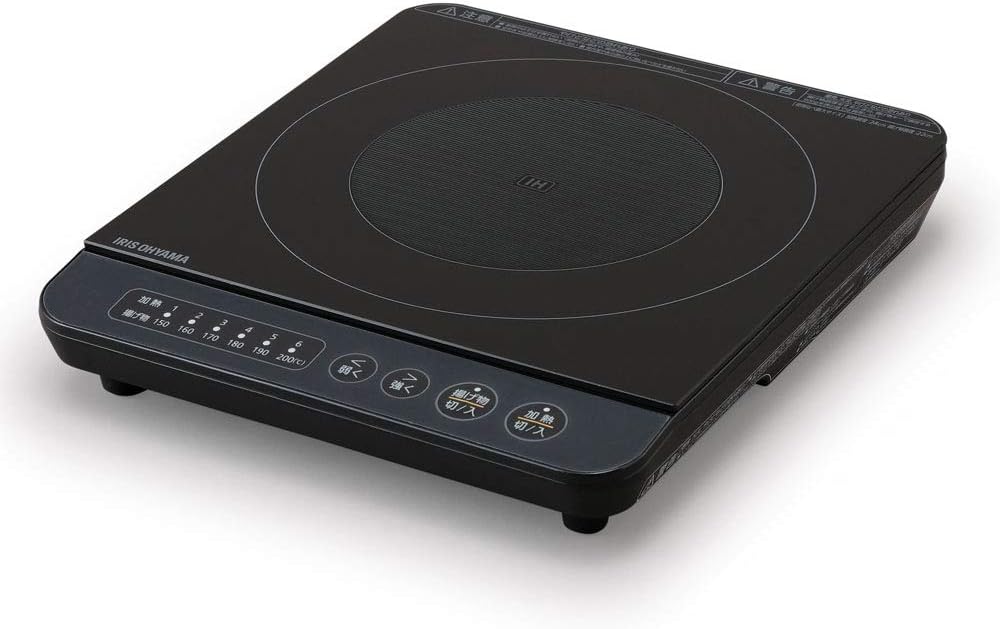 アイリスオーヤマ IHコンロ 1400W ブラック IHK-TK52-B