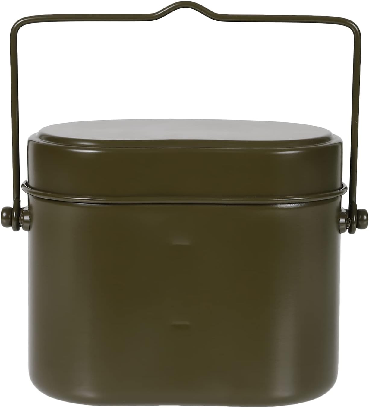 非常用オオイ金属製兵式飯ごう4合炊き・オリーブグリーン【アウトドア用】
