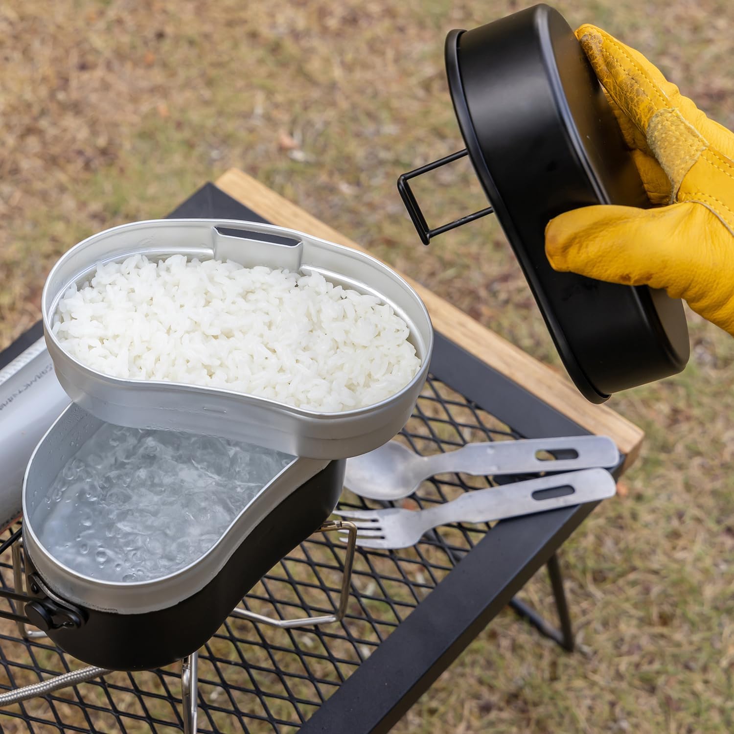 飯盒 2合 バンドック BD-922BK ブラック