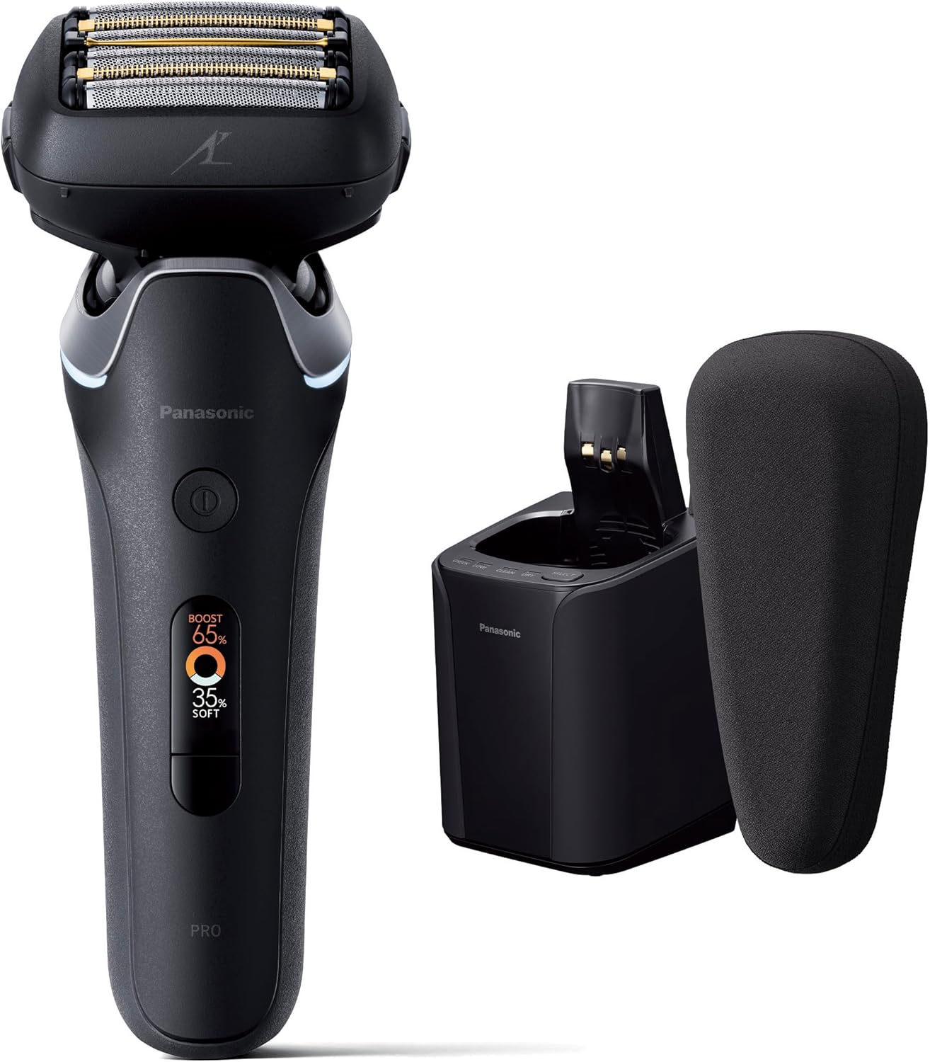 メンズ電動シェーバー ラムダッシュPRO 6枚刃 AI⁺全自動洗浄充電器付き ES-L690U-K クラフトブラック