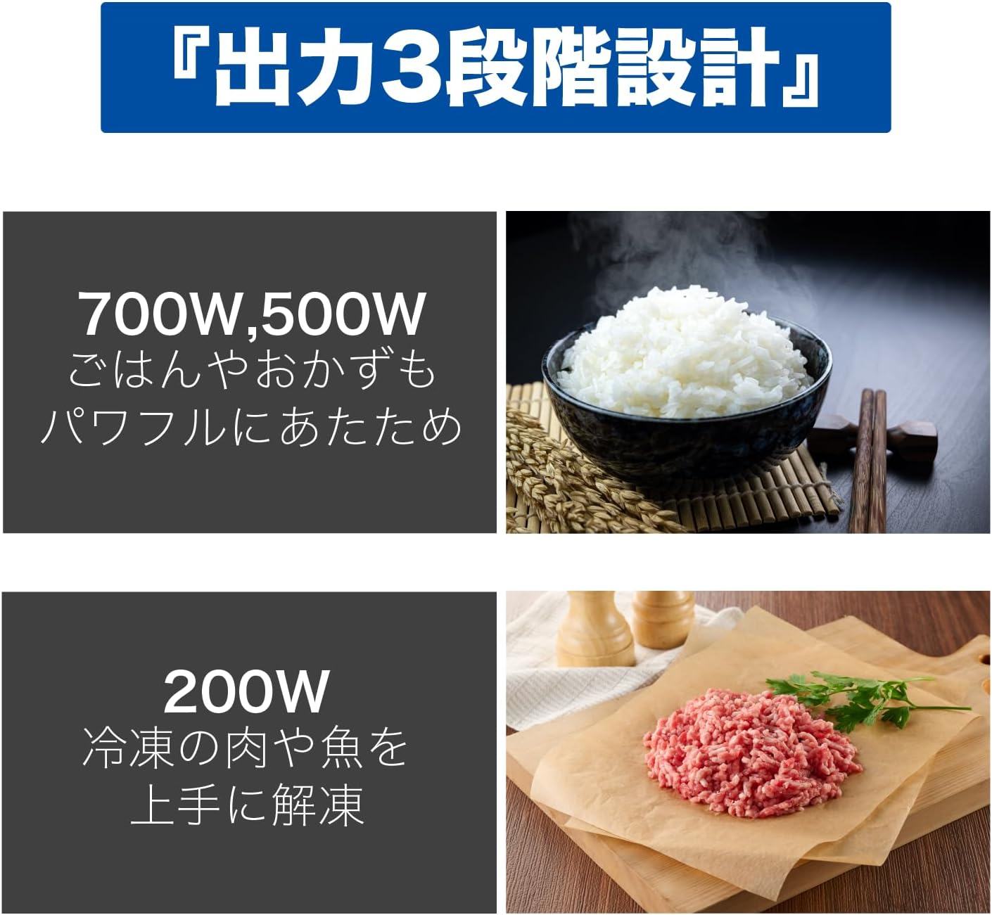 ハイアール 17L電子レンジ JM-17K-60 (60Hz) 700W/500W/200W出力切替