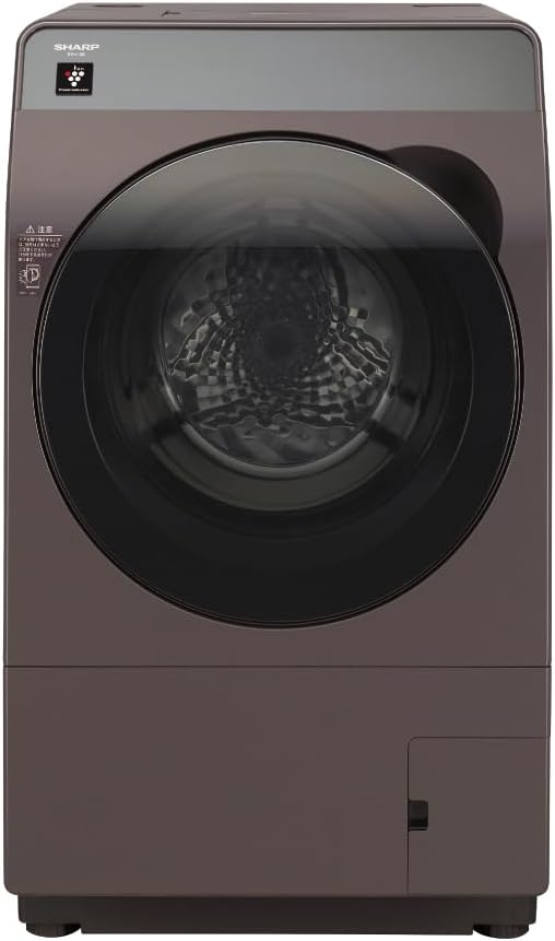 シャープ ドラム式洗濯乾燥機 10kg洗濯・6kg乾燥 ヒーターセンサー 自動掃除 リッチブラウン ES-K10B-TL