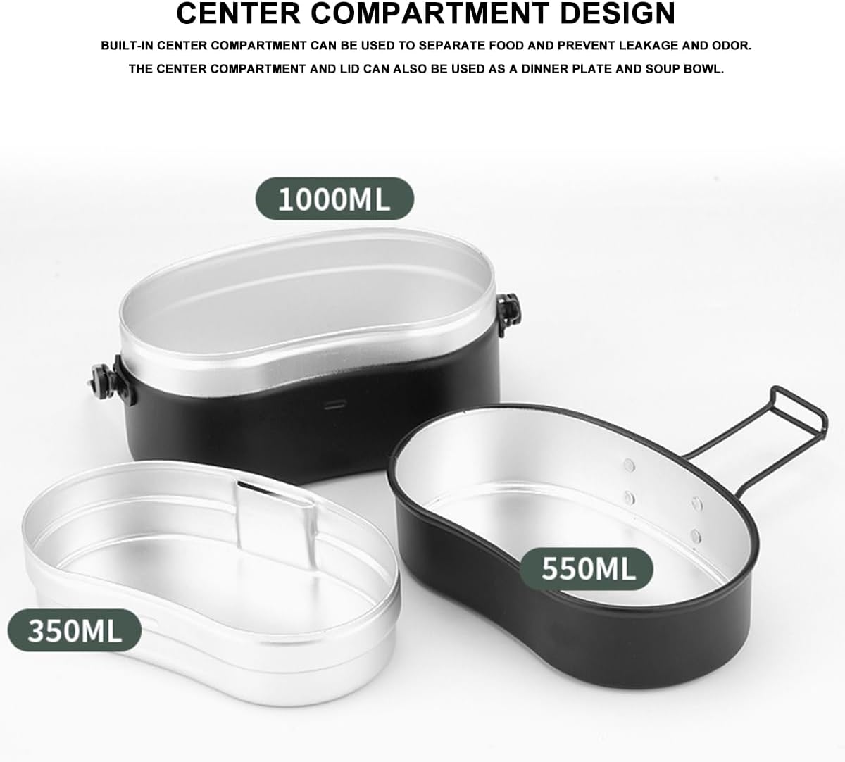 メスティン戦闘飯盒2型 - アウトドア用2層式炊飯器