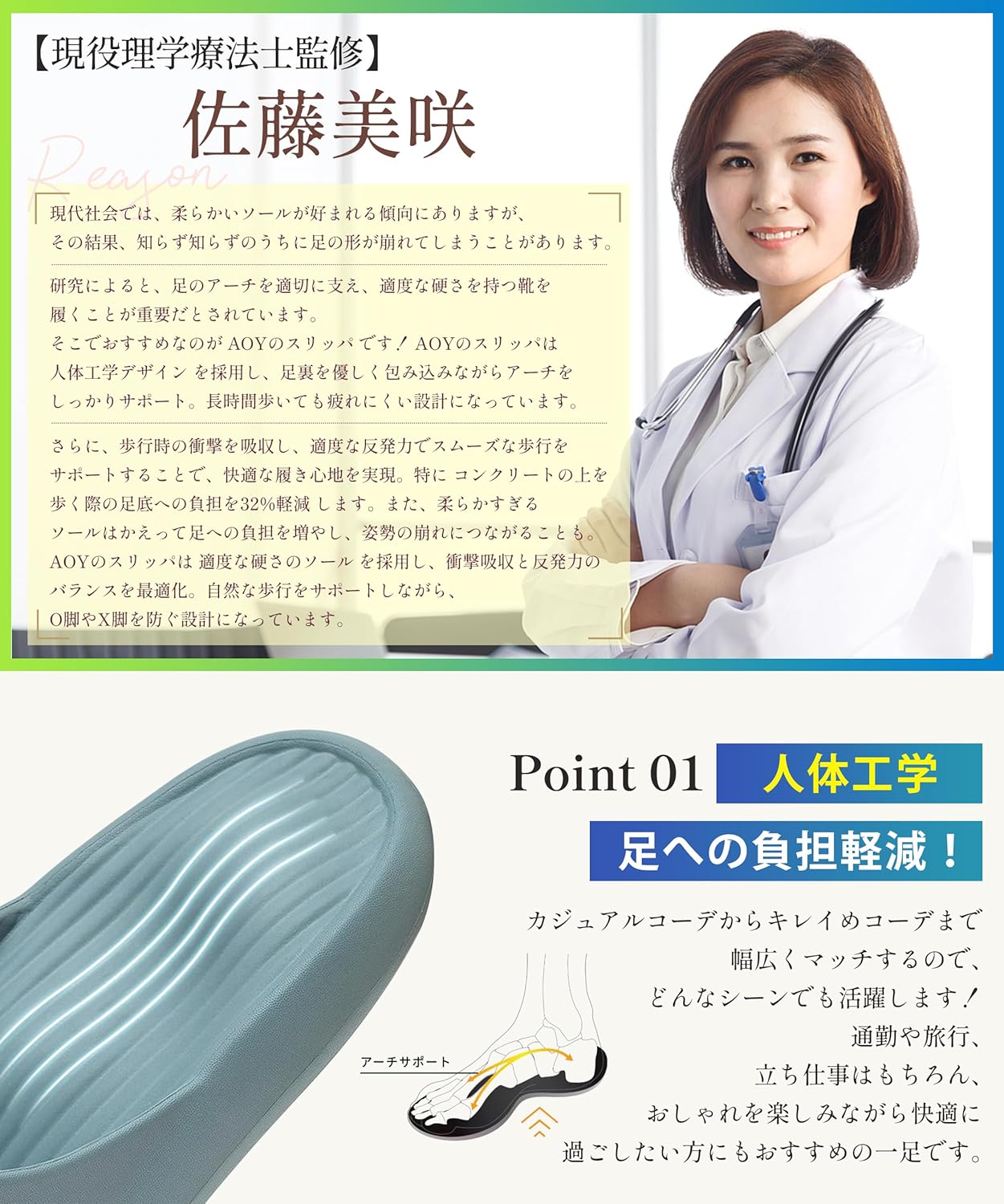 スリッパ 室内用 人体工学設計 超厚底4cm 抗菌防臭 洗える EVA製