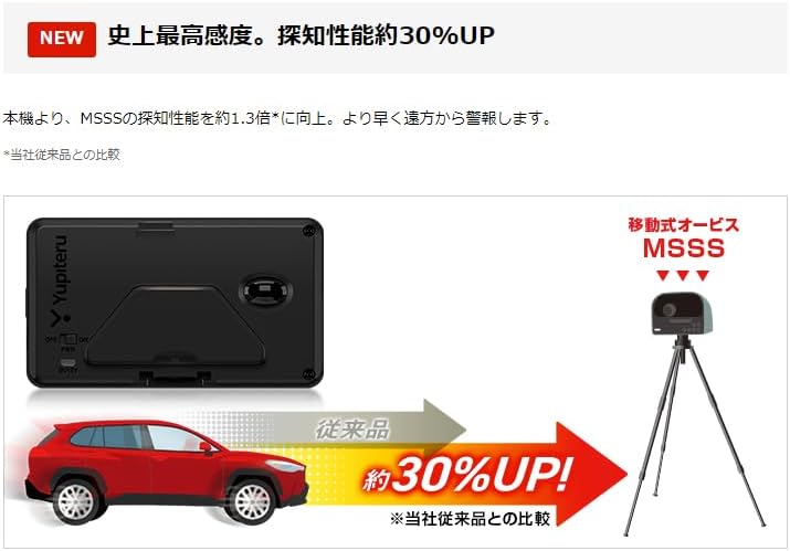 ユピテル LS1200L レーザー&レーダー探知機 無線LAN搭載 MSSS対応