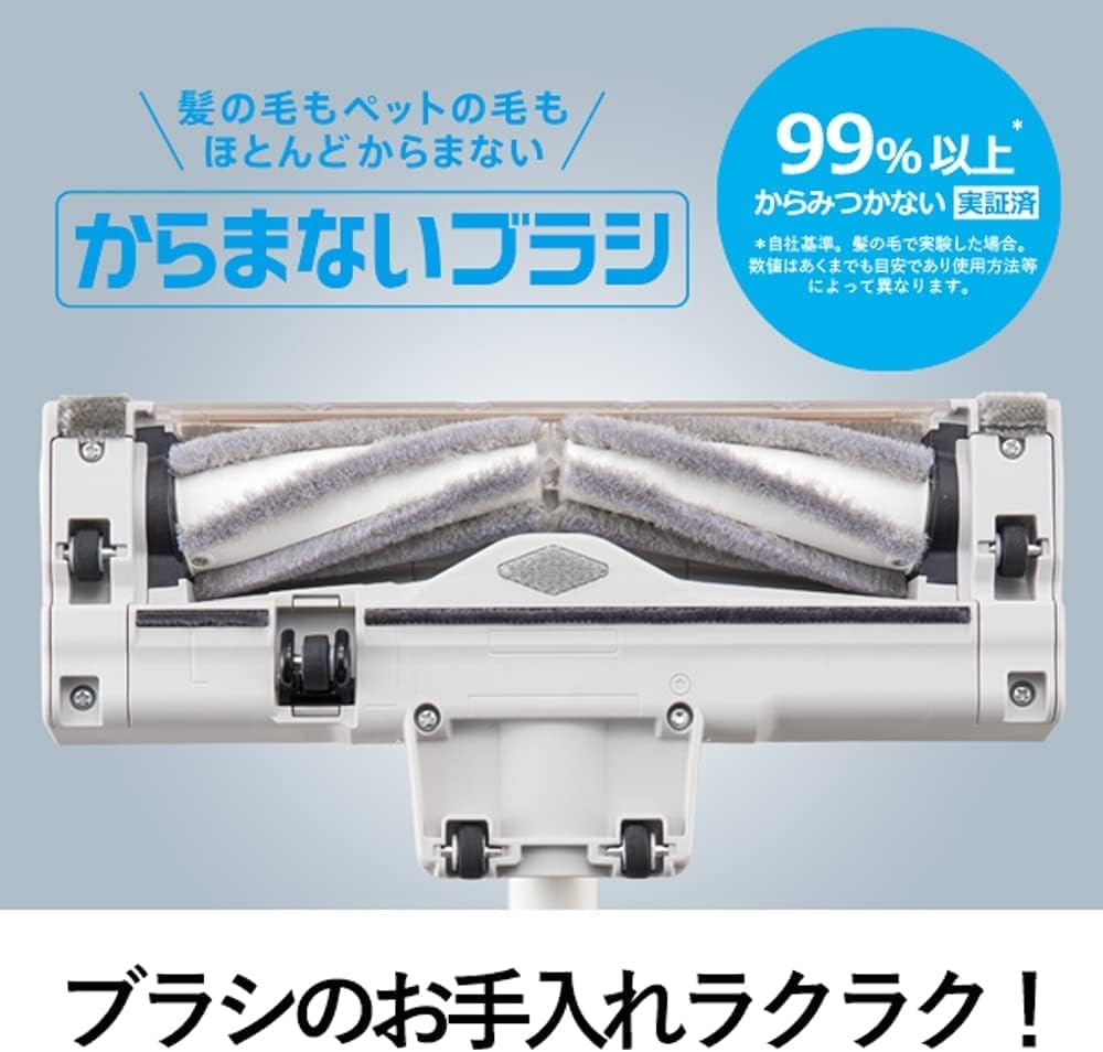 パナソニック 軽量コードレス掃除機 サイクロン 抗菌 クリーンセンサー搭載 MC-SB85K-W