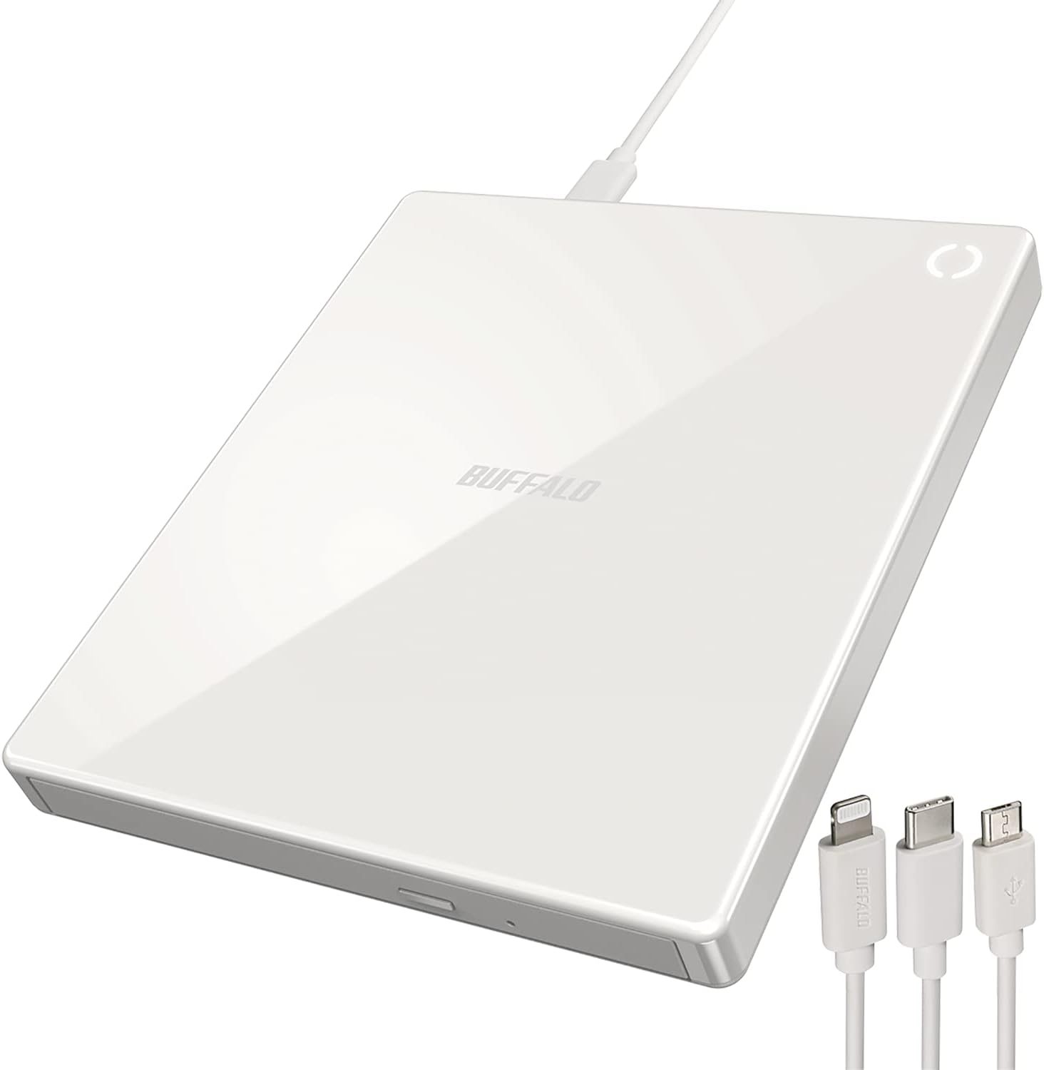 iPhone・Android対応 CD取り込みプレーヤー ホワイト RR-C1-WH/N