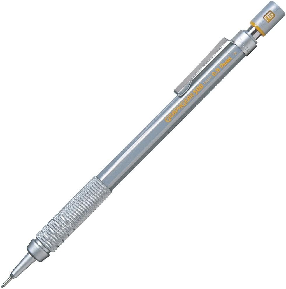 グラフギア500 0.9mm シャープペンシル シルバー