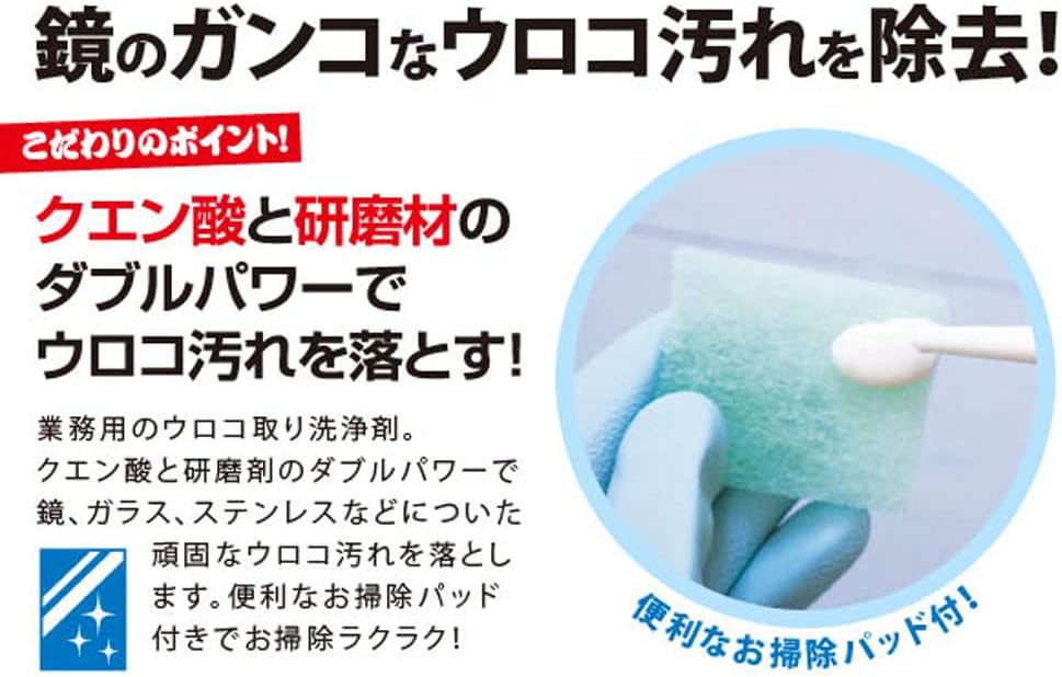 プロ用スカッとウロコ取りクリーナー 60g【アイメディア】