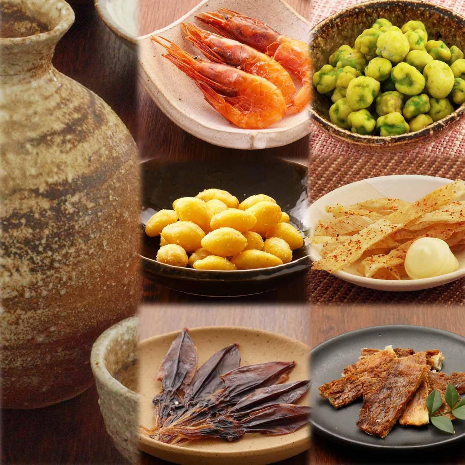 日本酒用おつまみセット6品　高級珍味ギフト　父の日・誕生日用