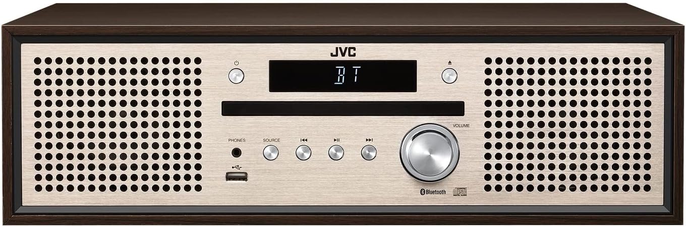 JVC NX-W30 ミニコンポ Bluetooth搭載 ウッドキャビネット CD/FM/USB対応