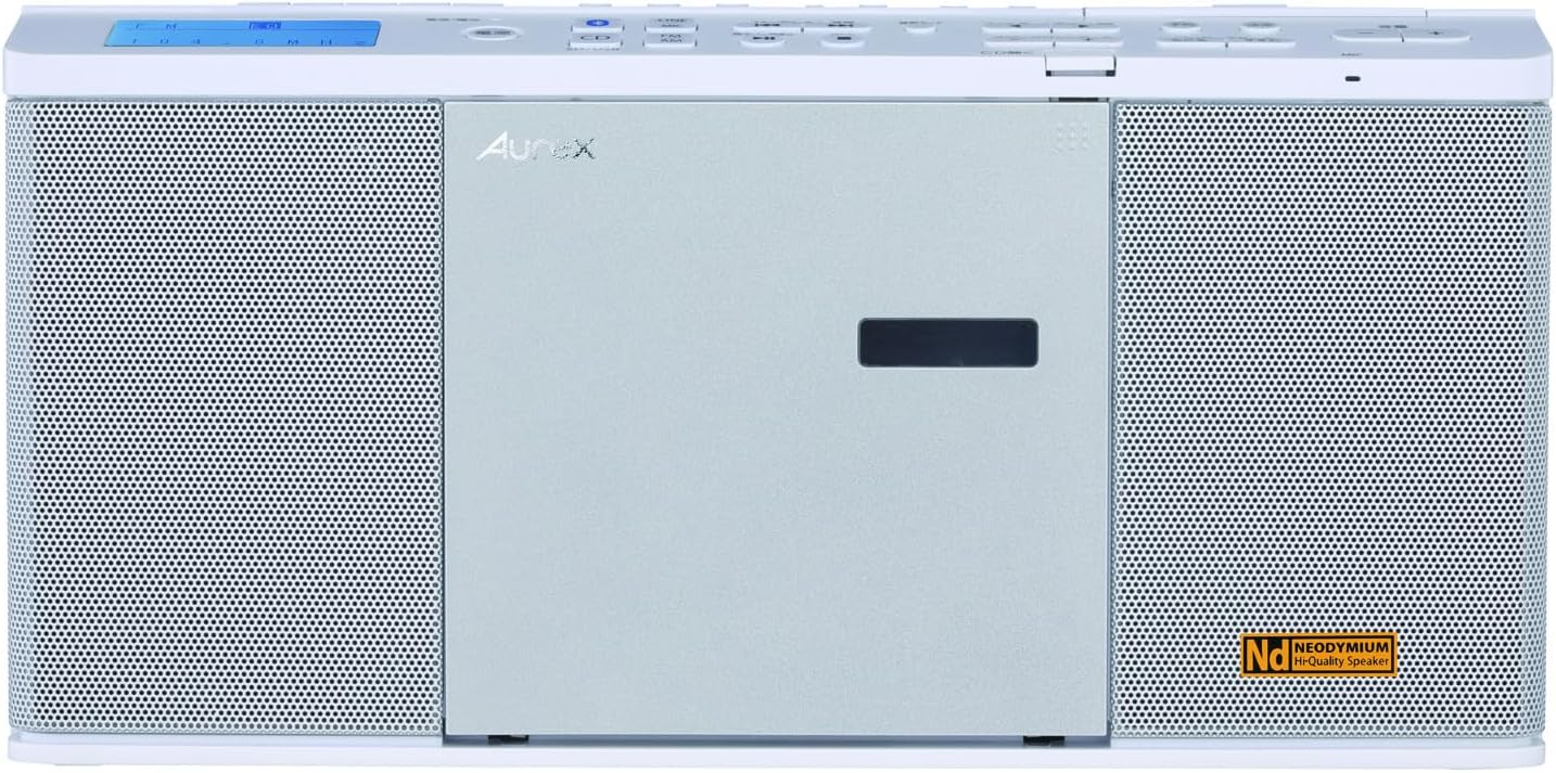 Bluetooth対応コンパクトCDラジオネオジウムスピーカーTY-ANX2(W)