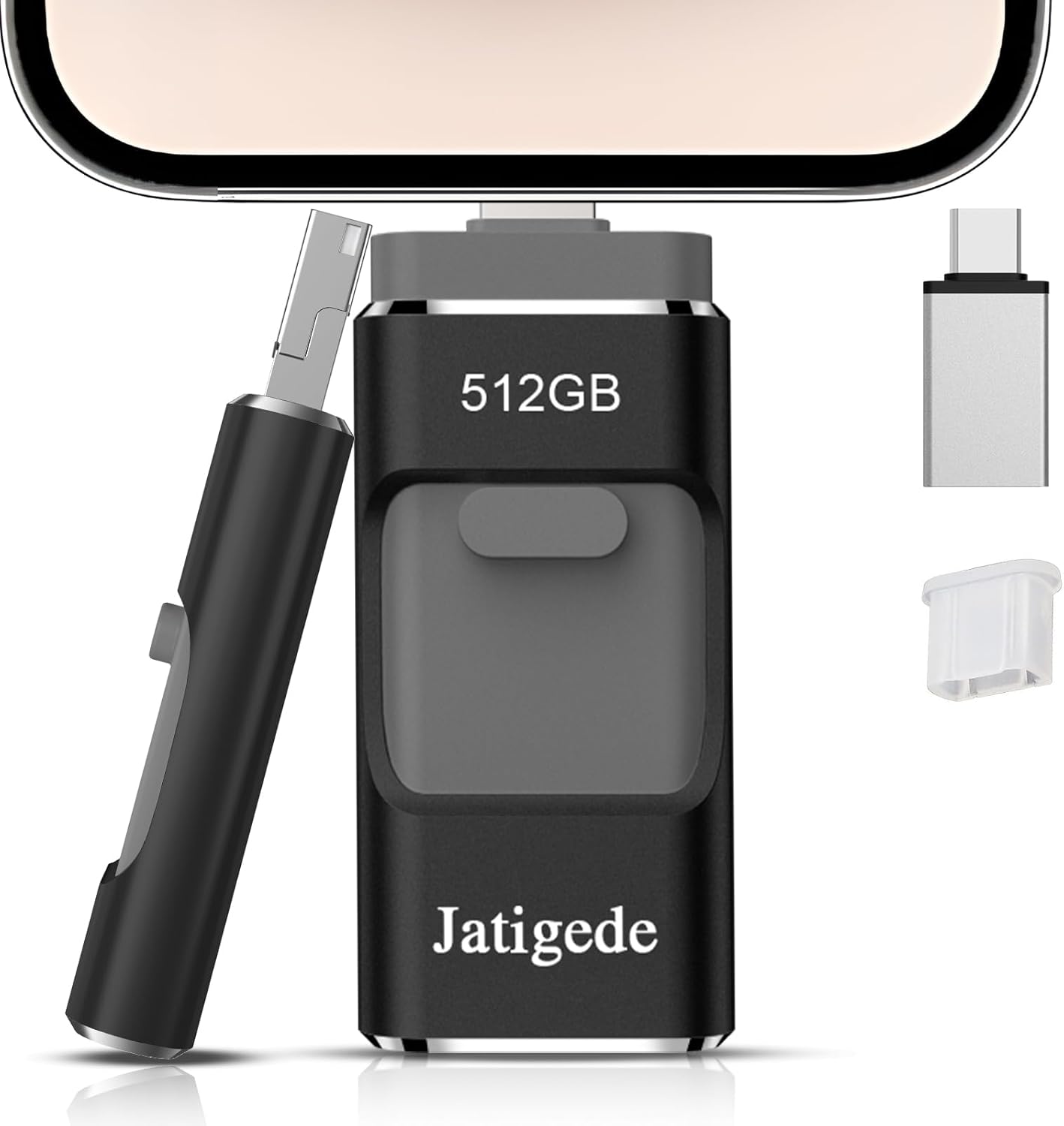 512GB USBメモリ【アプリ不要】スマートフォン＆パソコン対応