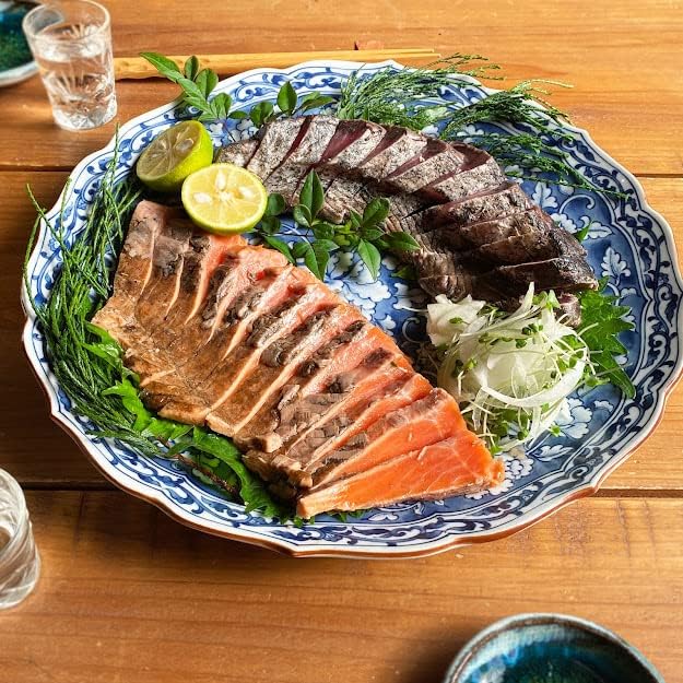 藁焼き鰹たたき＆サーモンセット 高知国産・チリ産 まぐろ家本舗