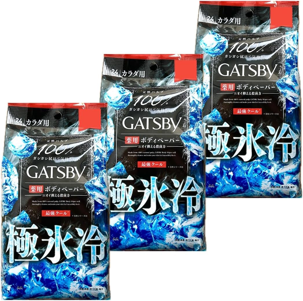 最強クールボディペーパー 極氷冷 24枚入り×3パックセット