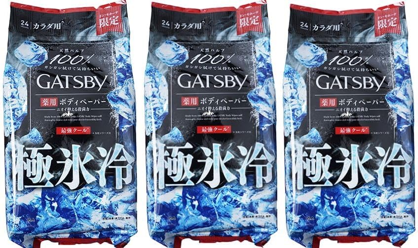ボディペーパー ミントの香り 24枚入り×3パック 【まとめ買い】